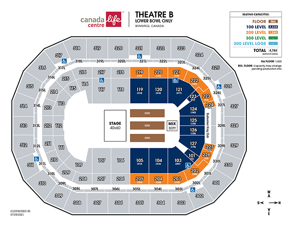 Winnipeg Jets Seating Chart 