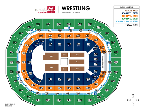 Seating : Canada Life Centre