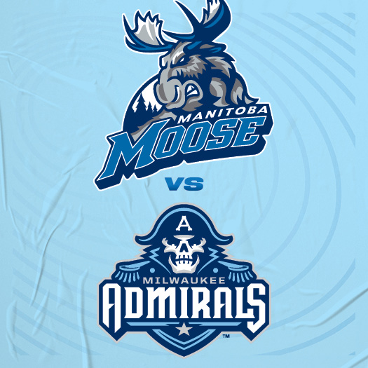 MKE Admirals are facing off against the Manitoba Moose for the